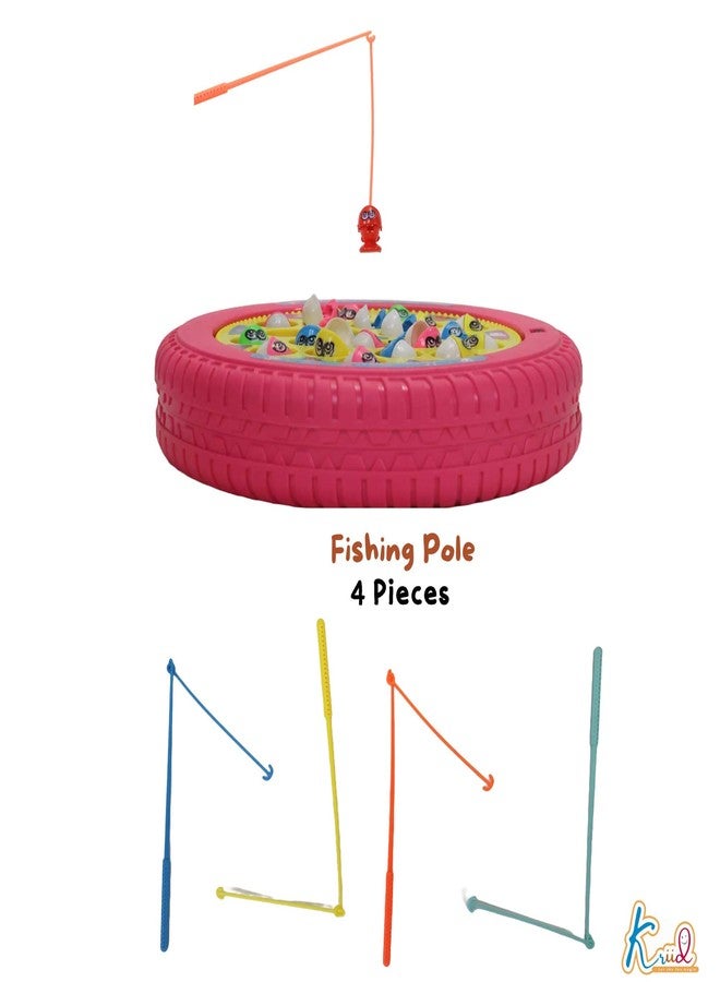Kriiddaank Hasbro Peppa Pig Musical Fishing (Small) - Magnetic Board Game with Rotating Pond | Fun & Educational Toy for Kids | Safe, Engaging & Interactive Play - Image 4